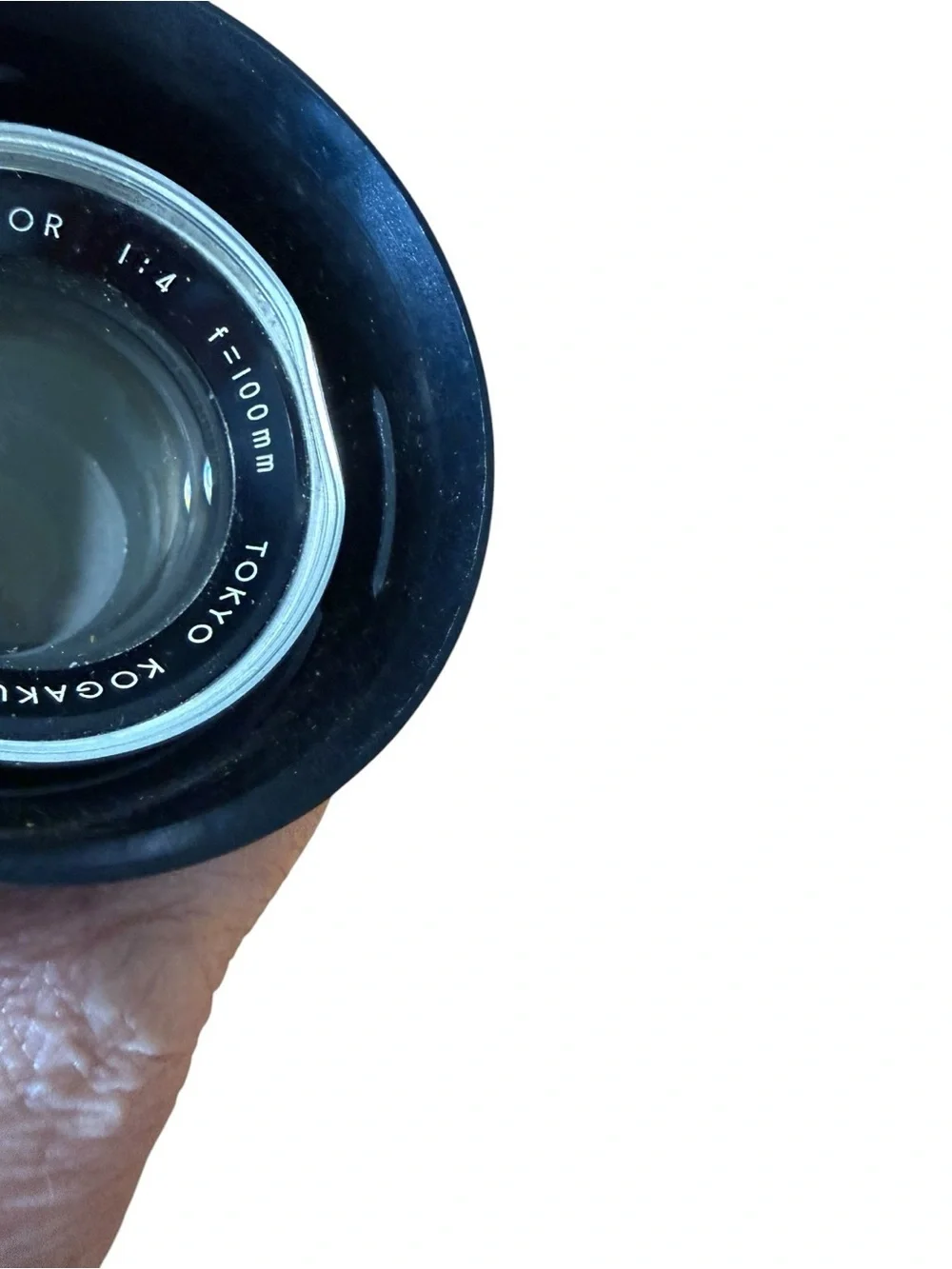Topcor UV 100mm f/4 Lens w/Leather Case(Read)
